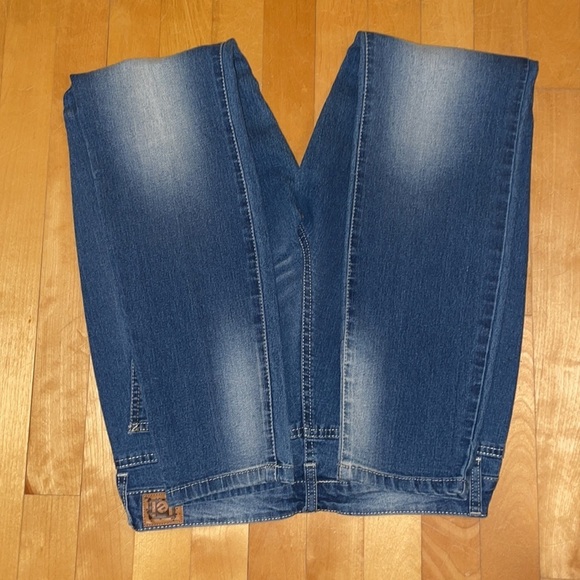 Womens Lei Emma Jeggings Blue With Rhinestones Size 11 - Picture 3 of 14